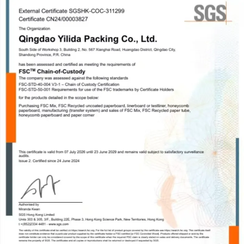 Qingdao Yilida Packaging ha llevado a cabo una capacitación especial sobre el Sistema de Gestión de la Cadena de Oferta y Demanda FSC.